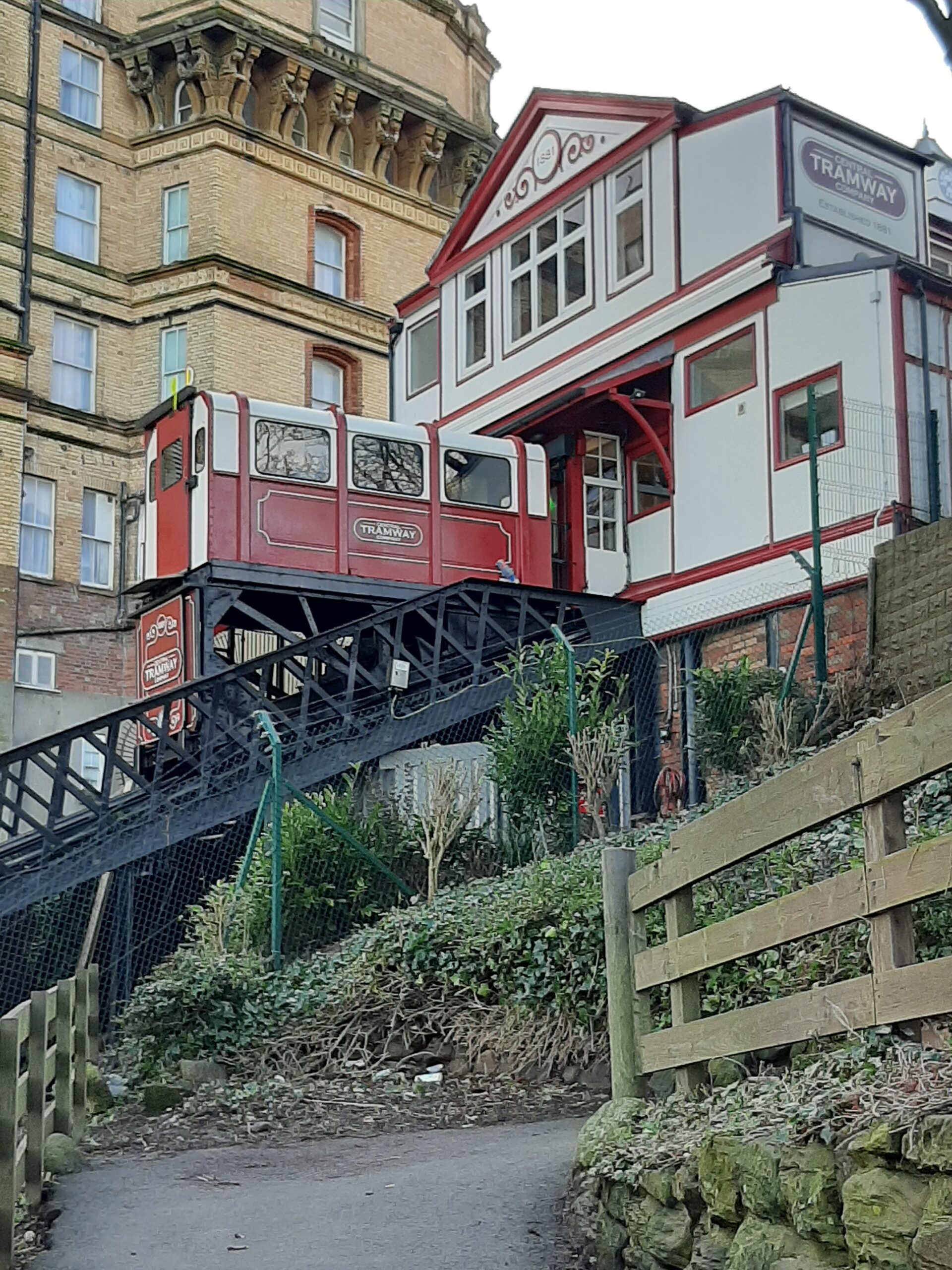 Victorian Cliff Tram Scarborough
