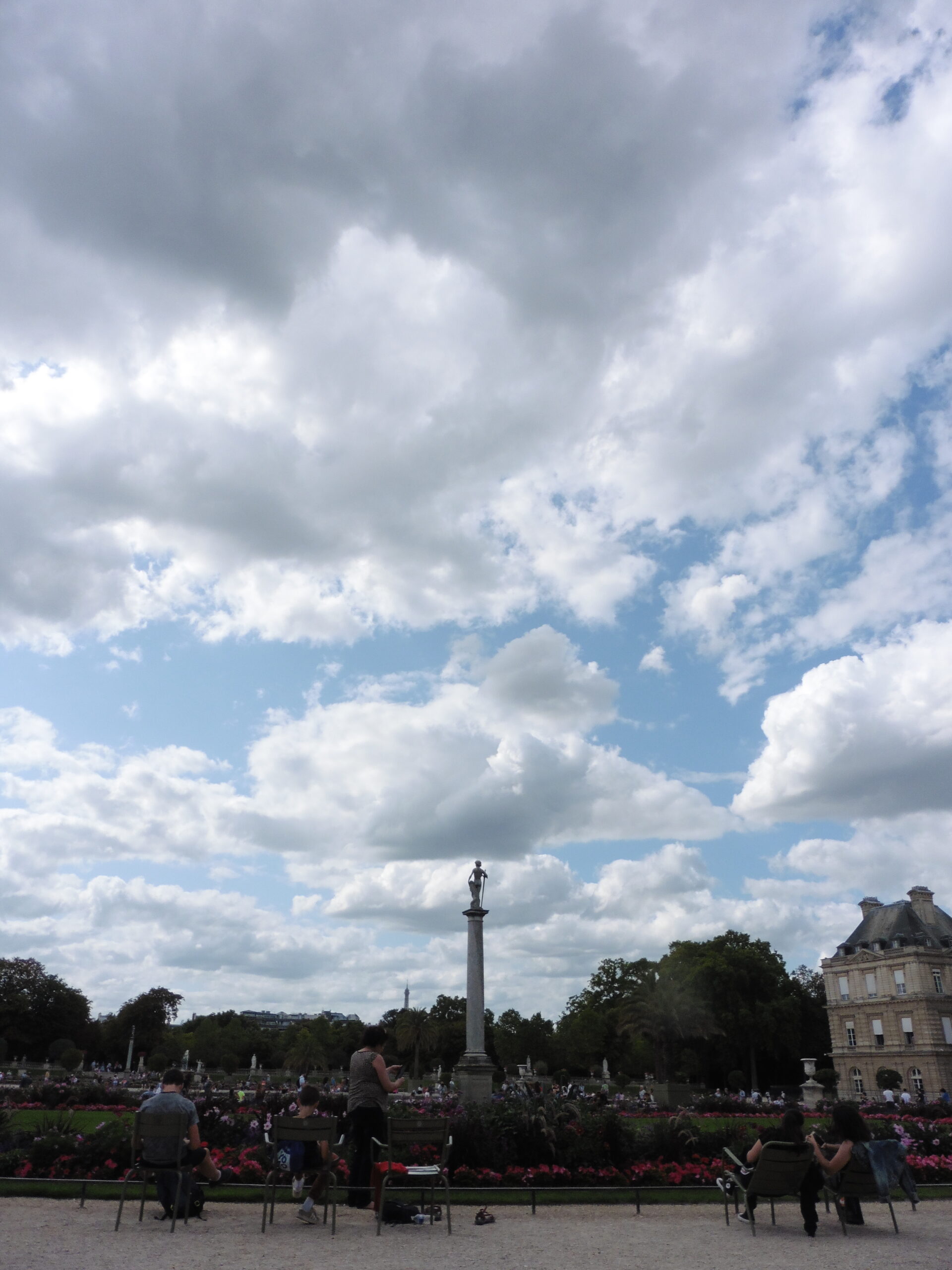 clouds in a Parisian sky