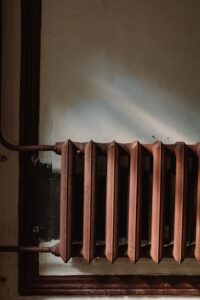 old brown radiator